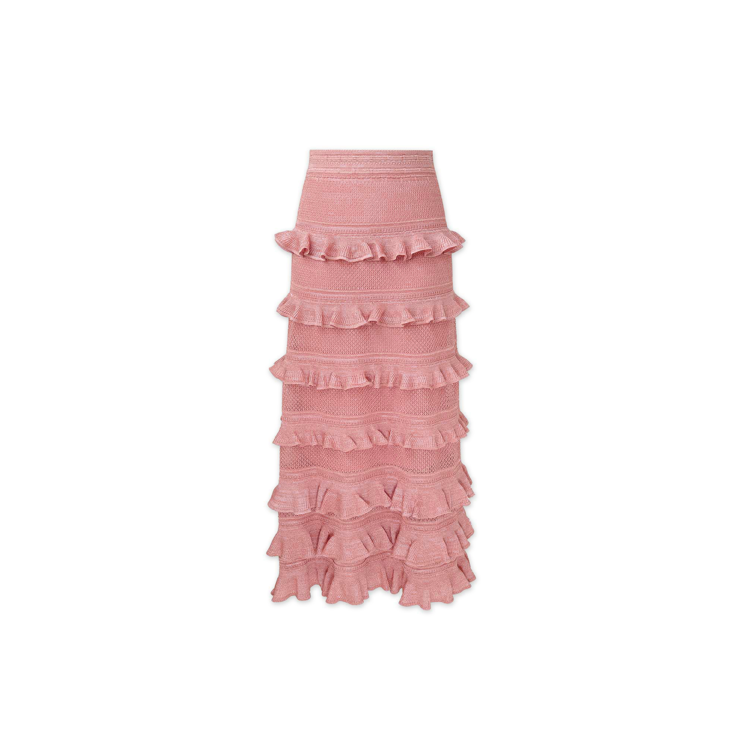 ZIMMERMANN REBELLION FRILL MIDI SKIRT 4439SC261